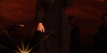 #Adele wore custom #StellaMcCartney while performing at her residency in Las Veg