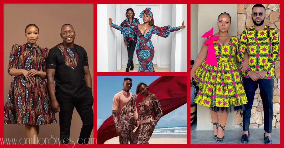 8 Matching Ankara Outfits For Stylish Couples