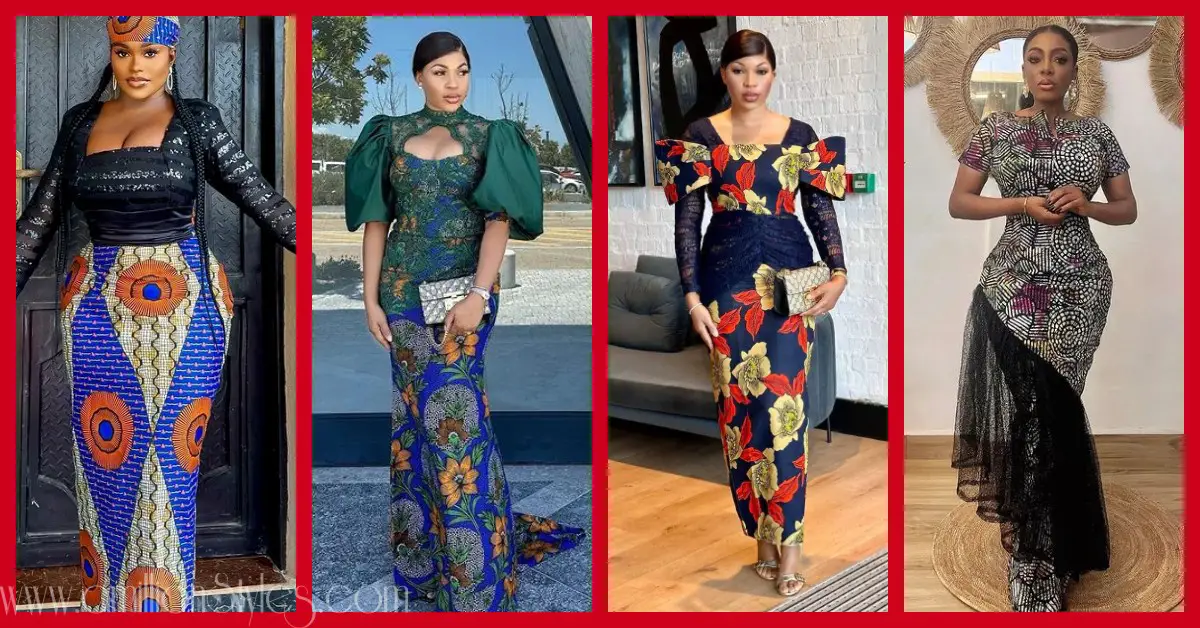 9 Beautiful Ankara And Lace Mix Styles For Women