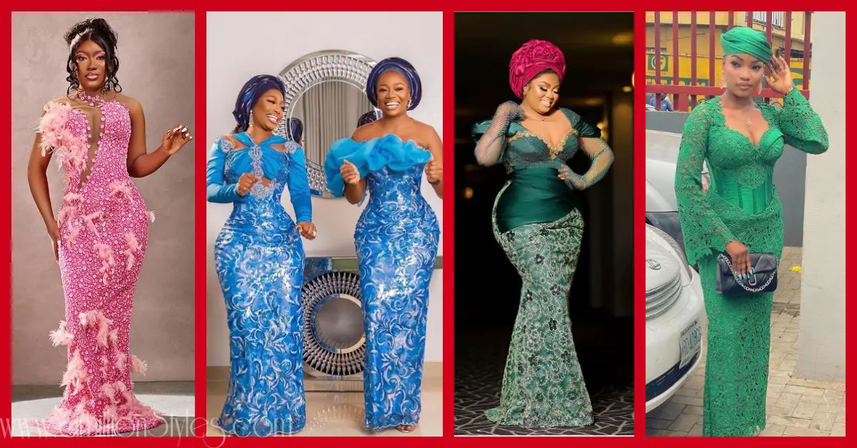 Nigerian Lace Asoebi Styles For Women- Volume 11