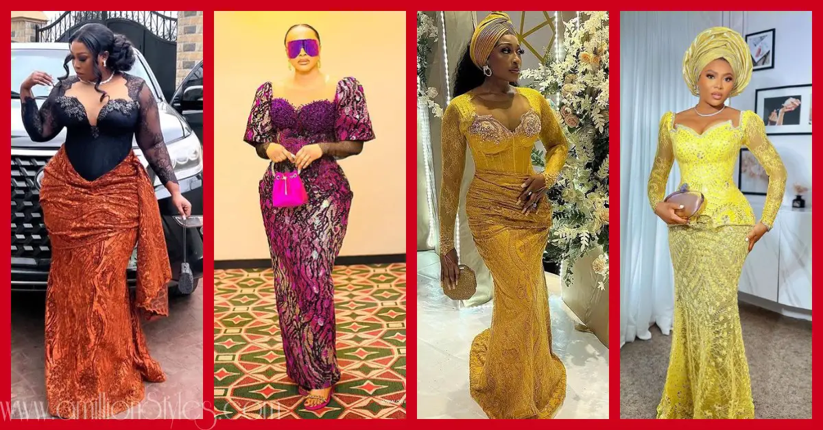 Nigerian Lace Asoebi Styles For Women- Volume 10