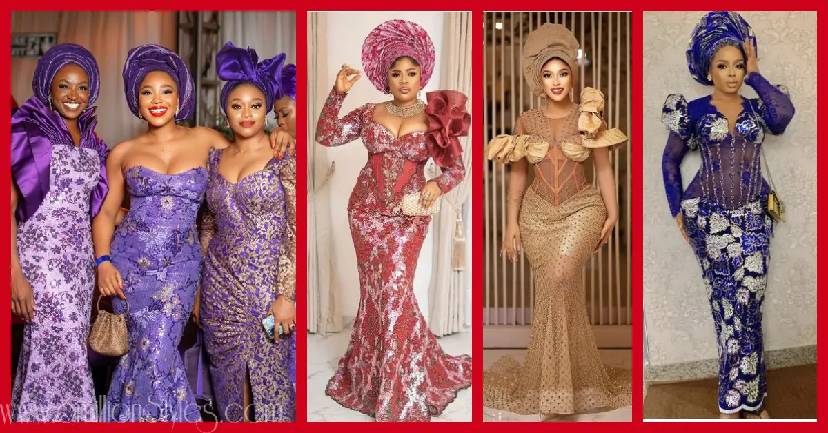 Nigerian Lace Asoebi Styles For Women- Volume 15 – A Million Styles