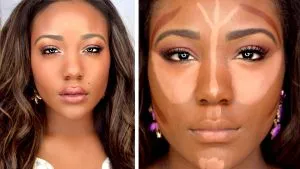 VIDEO: Tips to Highlight and Contour For Dark Skin Women.