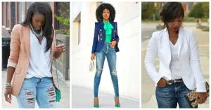 Denim and Blazers: The Casual and Simple Look Inspiration