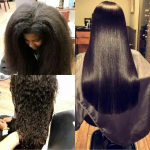 Natural Hair Magic: The Switch From Curls to Sleek