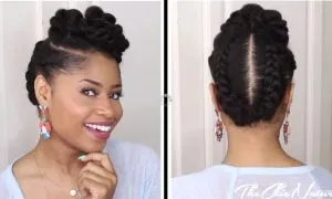 A Quick But Cute Twisted Updo In 10 Minutes