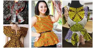 Beautiful Ankara Peplum Tops For a Beautiful Weekend