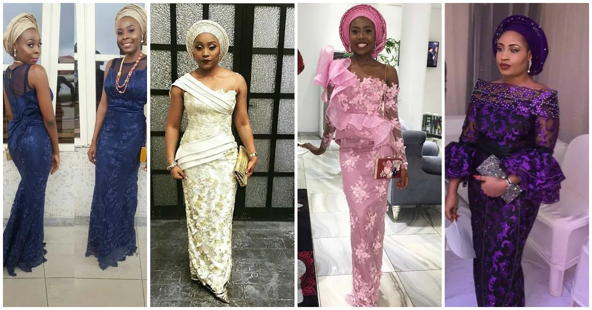 Latest Aso Ebi Styles Instaqueens Are Saying At Owambe Parties