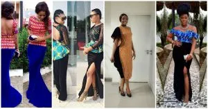 Velvet And Ankara Fabric Fashionistas Rocked Last Weekend