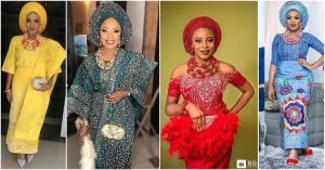 All Shades Of Beautiful Nigerian Brides Traditional Outfits