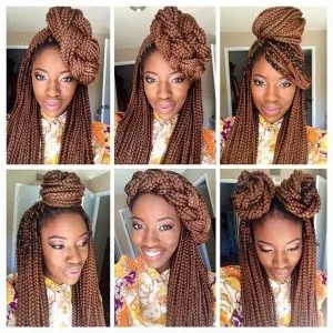 More Stylish Ways To Style Your Box Braids