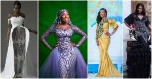 Brides Wey Sabi Better Wedding Reception Gowns