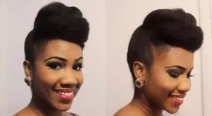 Twisted Pompadour Hairstyle For Classy Ladies