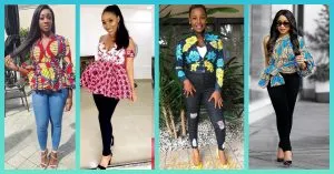 Glide Into The Weekend In Chic Ankara Top Styles