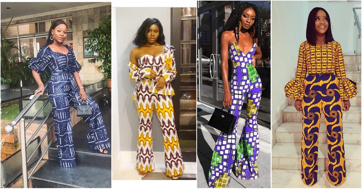 Set The Fashion Pace In These Trendy Latest Ankara Jumpsuits