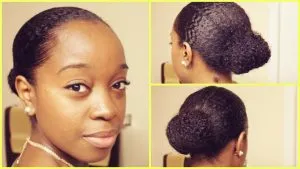 Learn How To Do Sleek Bun Hairstyle On Natural Hair