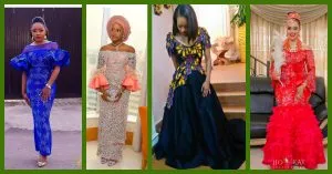 Beautifully Blinged Out Stoned Asoebi Styles