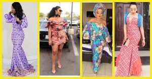See These Long Body Hugging Ankara Styles