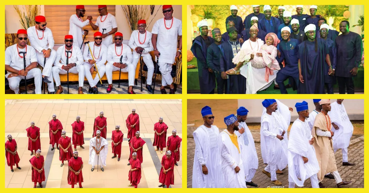 Sometimes, The Groom's Friends Styles Slay Too!