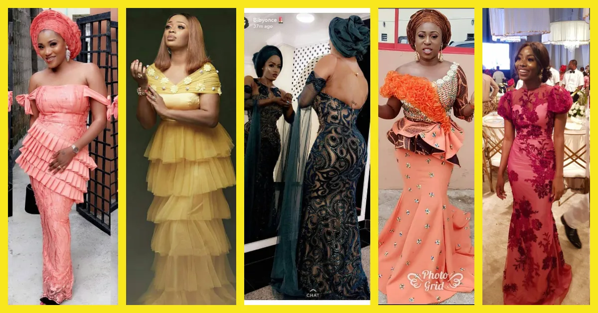We Have An Array Of Selected Lace Asoebi Styles For You