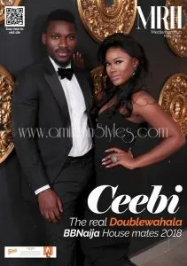 Bbnaija’s Tobi And Ceecee Are The May Cover For Media Room Hub