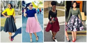 How To Stylishly Rock A Line Full Skirt To Church