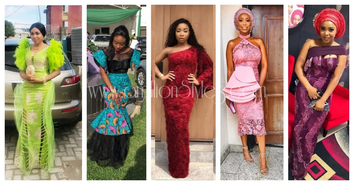 Trendy Lace Asoebi Styles