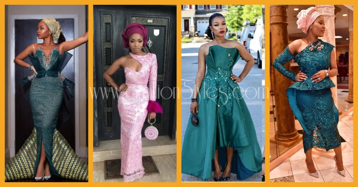 11 Lace Asoebi Outfits That Are Off The Chain!
