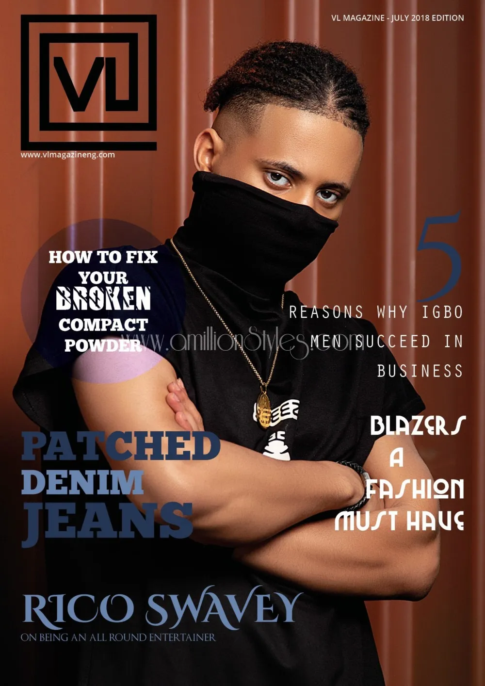 Hot Men: Teddy A, Rico Swavey And Leo Cover VL Magazine Latest Issue