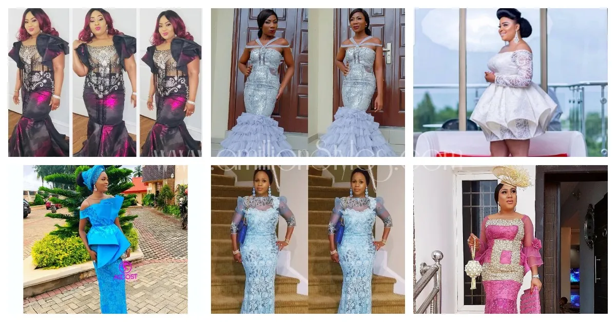 You Strut When Wearing The Loveliest Lace Asoebi Styles