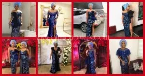 Fabulous Blue Lace Asoebi Styles Seen #OnTheBits2018