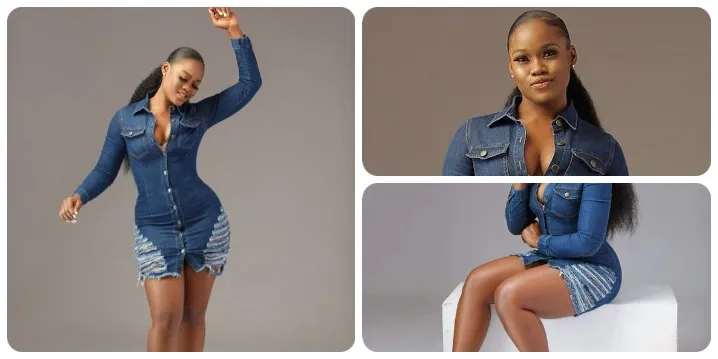 Bbnaija 2018 Housemate Cee-C Gives Us Stunning Denim Vibes In New Photos