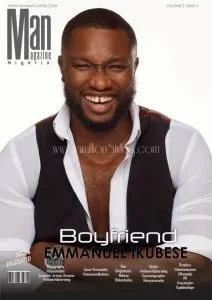 Ex Mr Nigeria Emmanuel Ikubese Covers Man Magazine’s Latest Issue