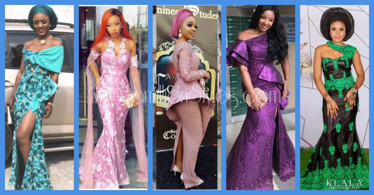 Off To An Owambe? Peek Through These 10 Asoebi Styles Real Quick!