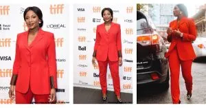 Genevieve Nnaji Looks Absolutely Stunning For The Premiere Of Her New Movie