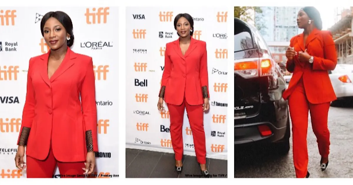 Genevieve Nnaji Looks Absolutely Stunning For The Premiere Of Her New Movie