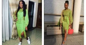 Who Wore It Better? Dakore Egbuson & Zainab Balogun In Nigerian Design Label Grey