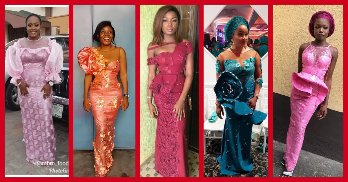 It's An Owambe Saturday, Party Hard In These Lace Asoebi Styles