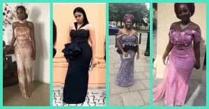 Start The Week With Fantastic Lace Asoebi Styles
