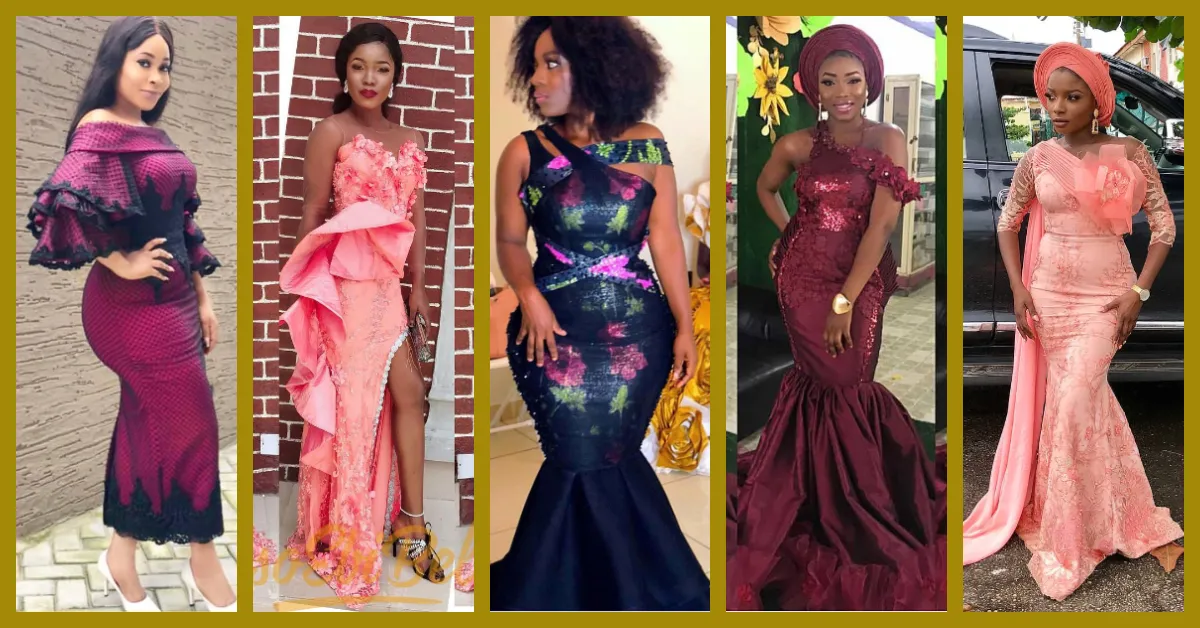 Elegant Lace Asoebi Styles For Trendy Ladies