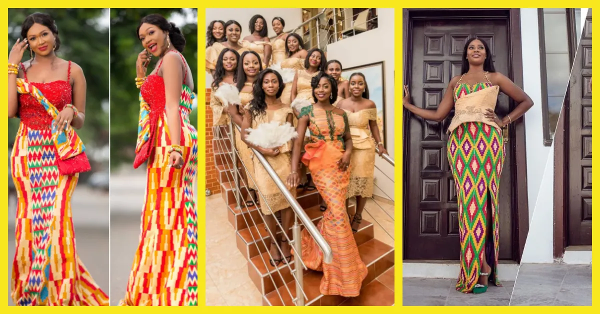Akwaaba!! Unique Kente Style Fit For Brides!