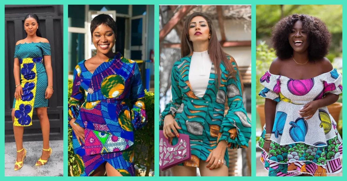 Look Fly In Hawt Short Ankara Dresses