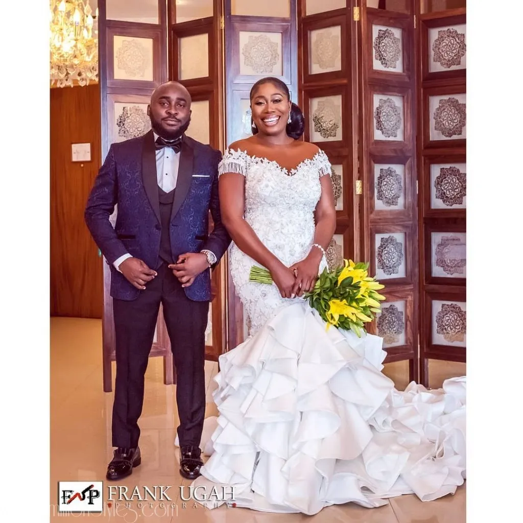 Gbemi Olateru Made A Gorgeous Bride As She Wed Femisoro Ajayi Over The Weekend