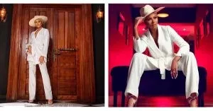 Stephanie Coker Looks So Gorgeous In An All White Suit For Her Birthday!