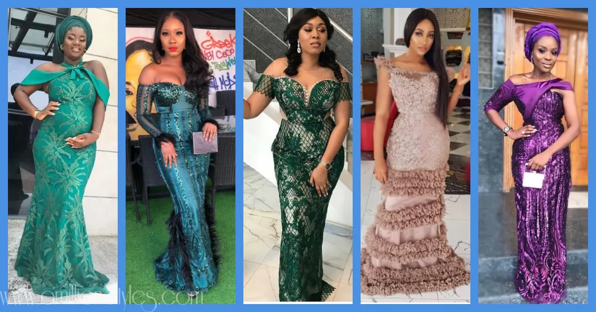 It's A Saturday And We Only Rock Lace Asoebi Styles For Owambes