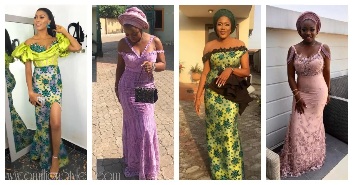 10 Fascinating Lace Asoebi Styles