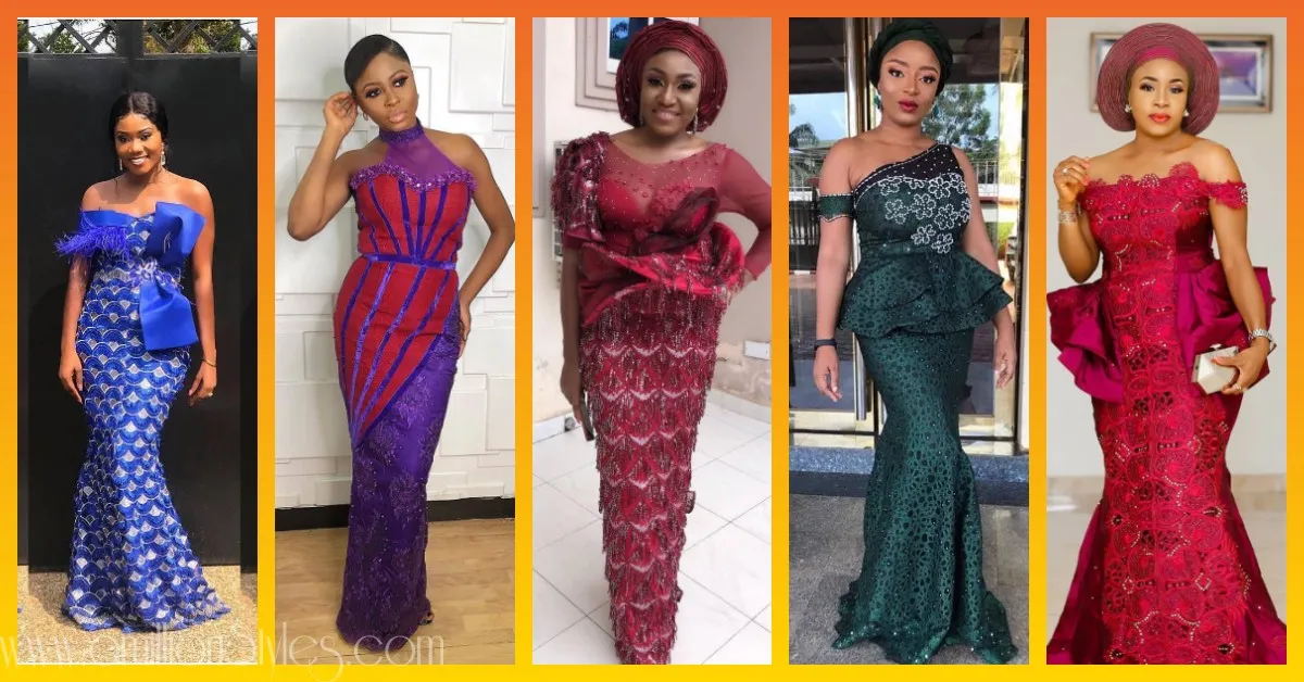 Fashionable Lace Asoebi Styles For Tuesday