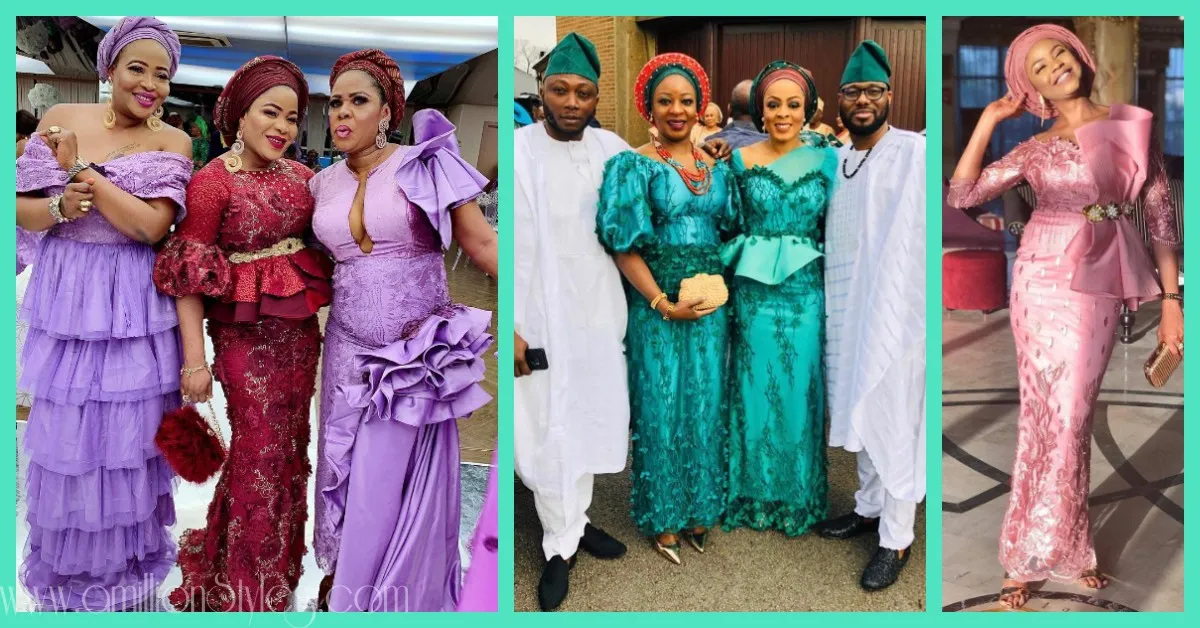 Fabulous Asoebi Styles Ideas For Older, Mature Women Lookbook 8
