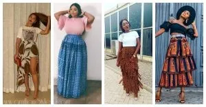 8 Ankara Skirts For Christmas!!!