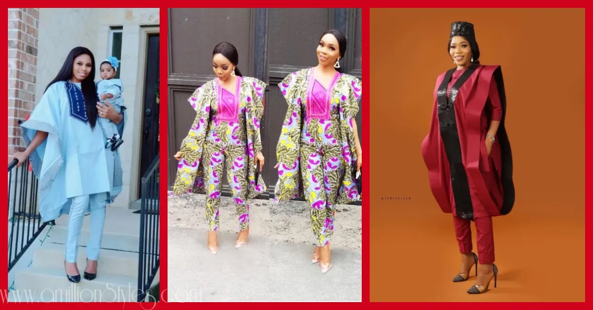 Ladies Looking Hawt In Agbada Styles